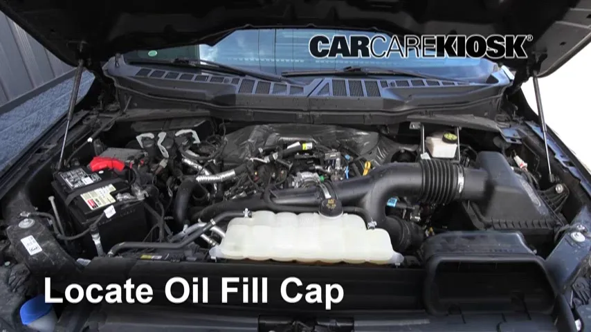 2021 Ford F-150 XLT 2.7L V6 Turbo Crew Cab Pickup Aceite